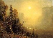 Albert Bierstadt Study_for_Yosemite_Valle oil painting artist